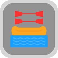 Rafting Vector Icon Design