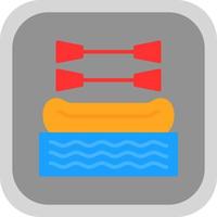 Rafting Vector Icon Design