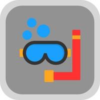 diseño de icono de vector de snorkel