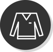Long Sleeves Shirt Vector Icon Design