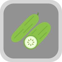 Cucumber Vector Icon Design