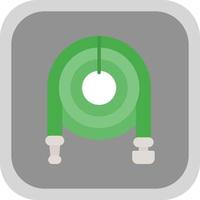 Garden Hose Vector Icon Design