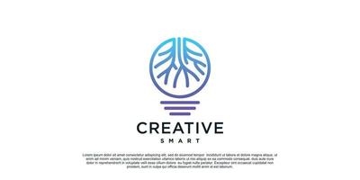 Creative logo design with unique concept Premium Vector