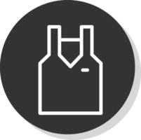 Tank Top Vector Icon Design