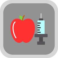 diseño de icono de vector de alimentos de modificación genética