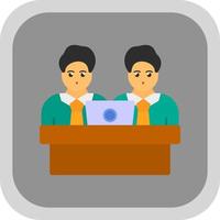 Colleagues Vector Icon Design