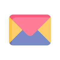 icono de correo electrónico para el diseño de su sitio web, logotipo, aplicación, interfaz de usuario. vector