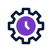 time management icon for your website, mobile, presentation, and logo design. vector