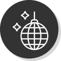 Disco Ball Vector Icon Design