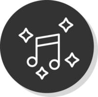 diseño de icono de vector de música