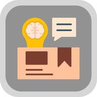 Think Out Of The Box Vector Icon Design