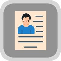 Resume Vector Icon Design