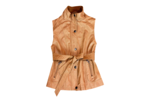Brown jacket isolated on a transparent background png