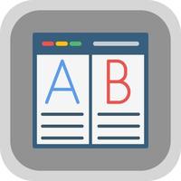 Ab Testing Vector Icon Design