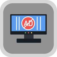 Ad Blocker Vector Icon Design