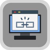 Hyperlink Vector Icon Design