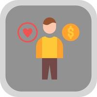 Work Life Balance Vector Icon Design