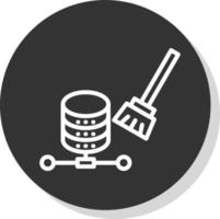 Data Cleansing Vector Icon Design