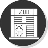 diseño de icono de vector de zoológico