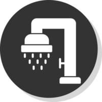 Shower Vector Icon Design
