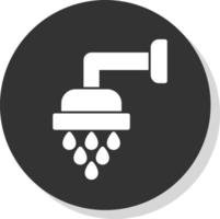 Shower Head Vector Icon Design