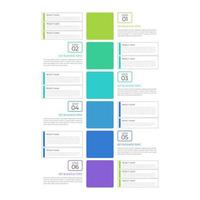 Modern infographic Timeline template or project plan can be used for workflow layout, diagram, number options, web design. Infographic business concept with 6 options, parts, steps or processes.