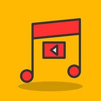 Music Player Vector Icon Design