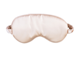 Beige mask to sleep isolated on a transparent background png