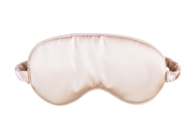 Beige Maske zu Schlaf isoliert auf ein transparent Hintergrund png