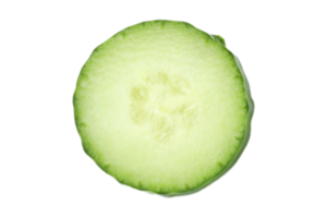 des légumes vert concombre isolé sur une transparent Contexte png