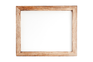 Brown frame mockup isolated on a transparent background png