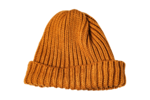 marron neige chapeau isolé sur une transparent Contexte png