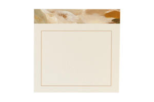 beige påminnelse isolerat på en transparent bakgrund png