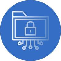 Data Encryption Vector Icon Design