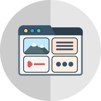 Content Marketing Vector Icon Design