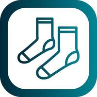 Socks Vector Icon Design