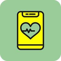 Heart Rate Vector Icon Design