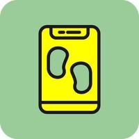 Pedometer Vector Icon Design