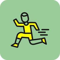 diseño de icono de vector de atletismo