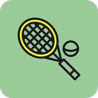 diseño de icono de vector de tenis
