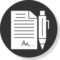 Agreement Vector Icon Design