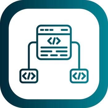 diseño de icono de vector de marco de código