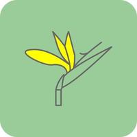 Bird Of Paradise Vector Icon Design