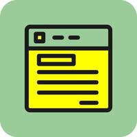 Website Ux Vector Icon Design
