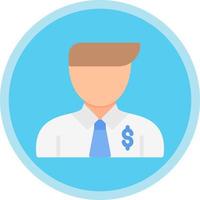 Salesman Vector Icon Design