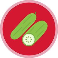 diseño de icono de vector de pepino