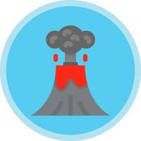 Volcano Vector Icon Design