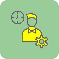 Productive Work Vector Icon Design