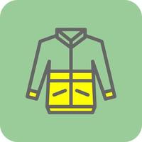 diseño de icono de vector de chaqueta