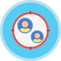 Target Audience Vector Icon Design